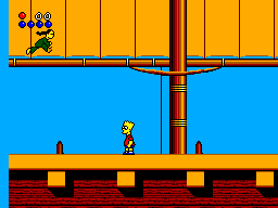 Simpsons, The - Bart vs. The World (Europe) In game screenshot